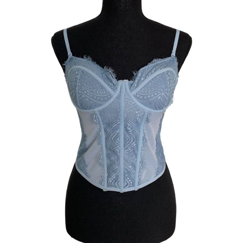 Blue corset